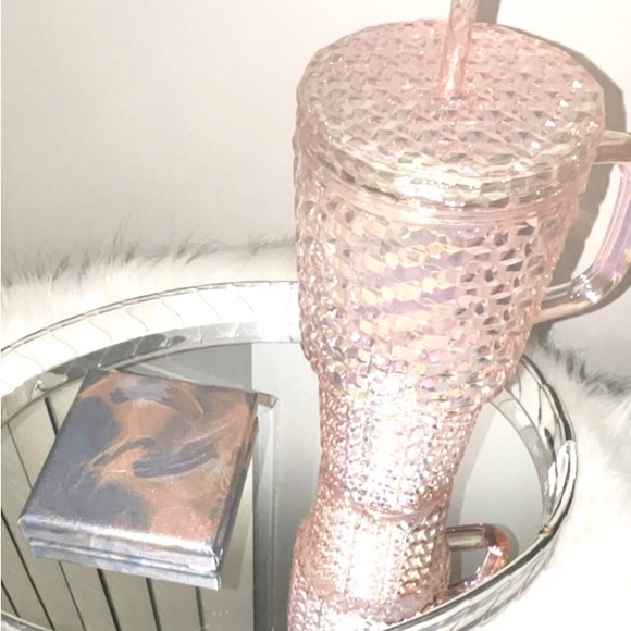 Handmade One of a Kind Abstract Coaster with Matching Tumbler BRAND NEW! - Picture 1 of 5